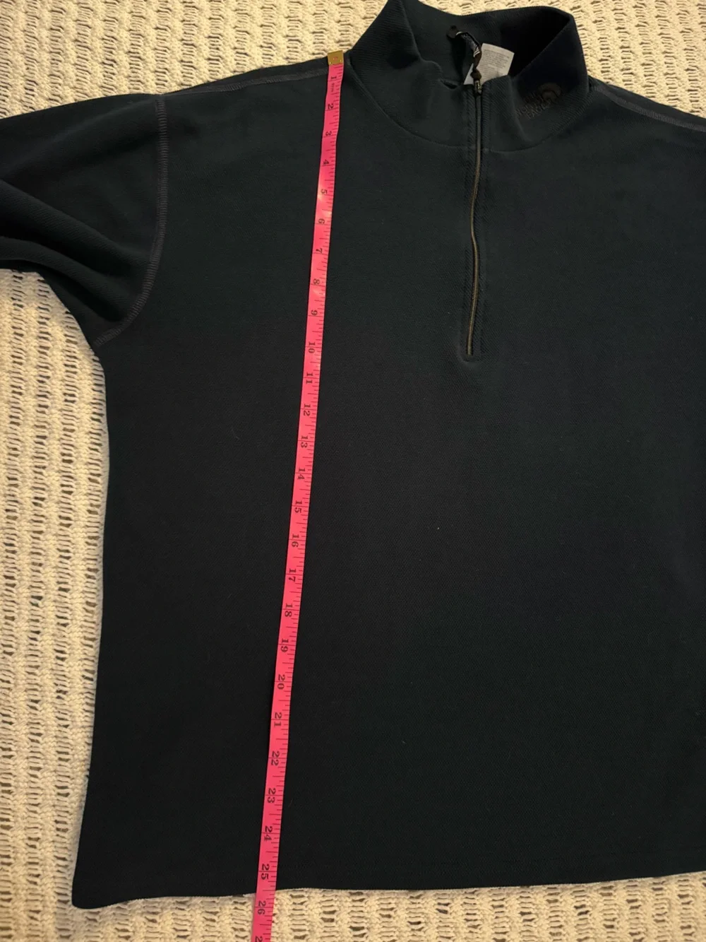 The North Face EUC Lightweight Navy Blue Quarter Zip Pullover Top Men’s Size M